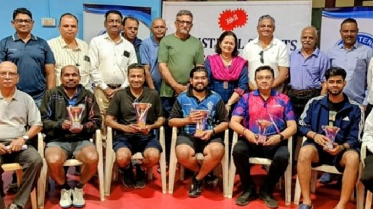 Table Tennis: २२ कंपन्या, १०९ खेळाडू अन् टेबल टेनिसचा महासंग्राम! पुण्यात औद्योगिक क्रीडा स्पर्धा संपन्न