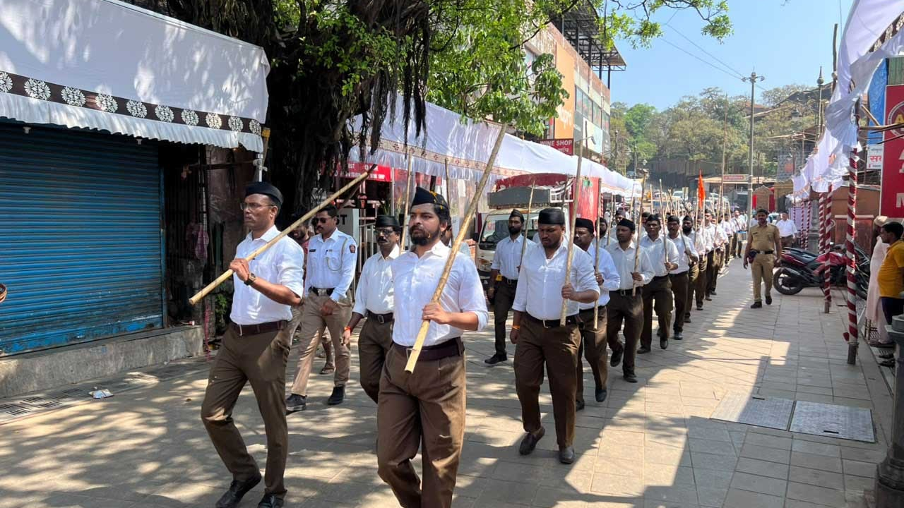 ‘पावले शिस्तीची, दिशा राष्ट्रनिर्माणाची’! महाबळेश्वरमध्ये उत्साहात पार पडले RSS चे संचलन
