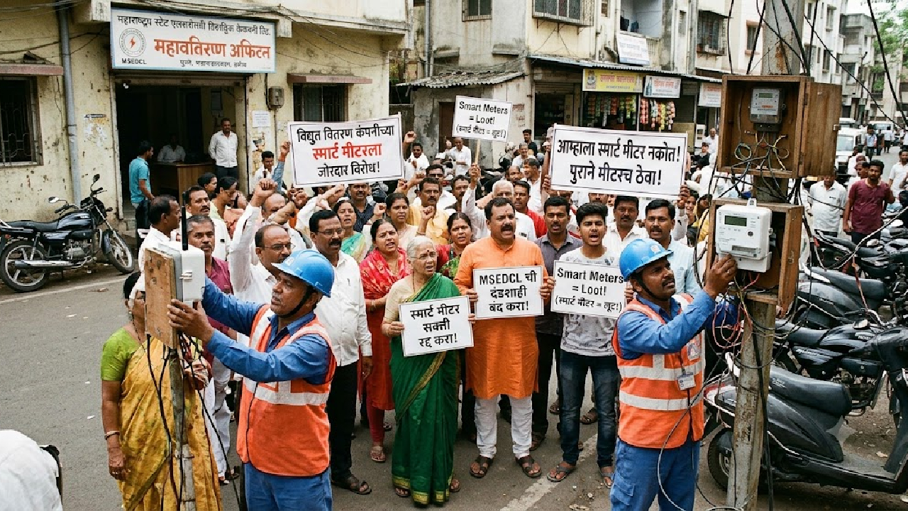 Smart Meter: स्मार्ट मीटरवरून वाद पेटला! वीज कंपनीच्या नव्या फंड्याने ग्राहक संतप्त…