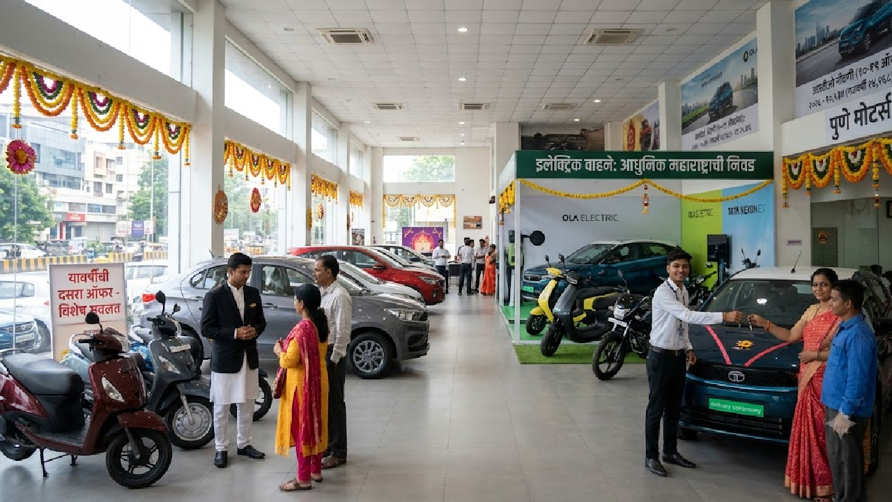 Automobile: दसऱ्याच्या मुहूर्तावर वाहन खरेदीला ब्रेक! पुण्यात वाहननोंदणीत ‘इतकी’ घट; इलेक्ट्रिक वाहनांची…
