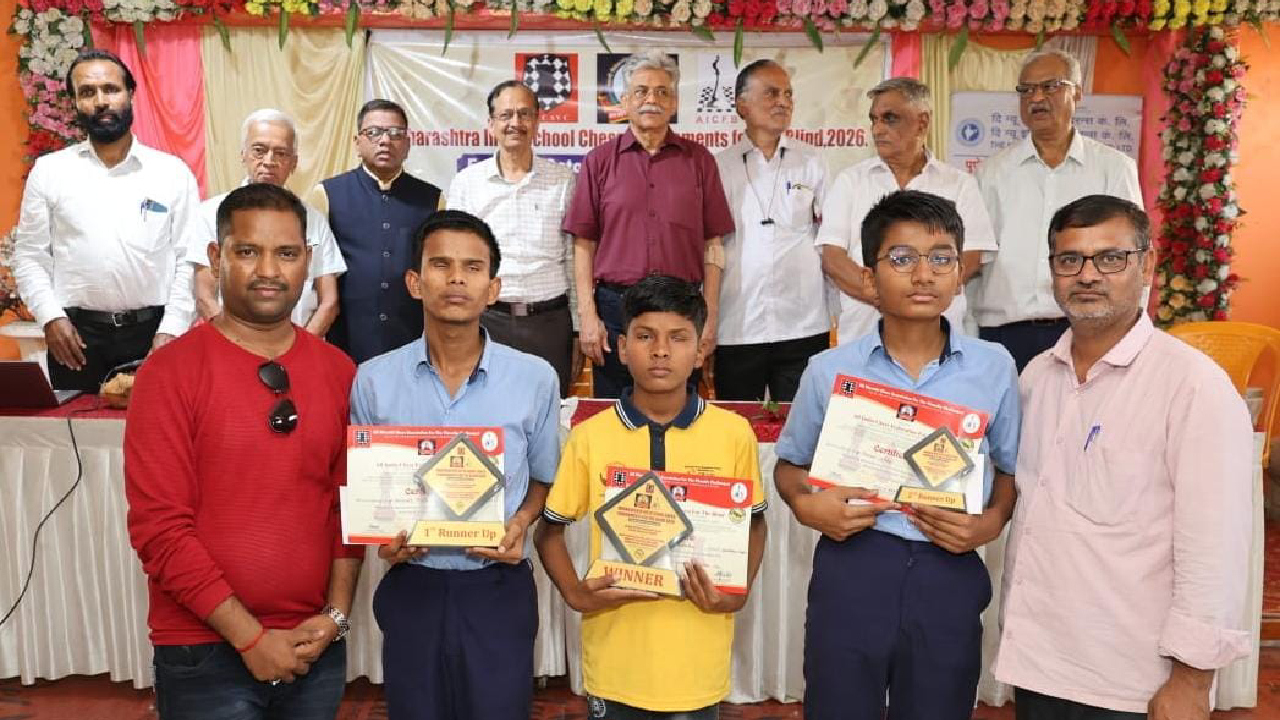 जिद्दीपुढे अडचणीही फिक्या! १०६ विद्यार्थ्यांचा राज्यस्तरीय Chess स्पर्धेत सहभाग; गौरव फुलसुंदर अव्वल