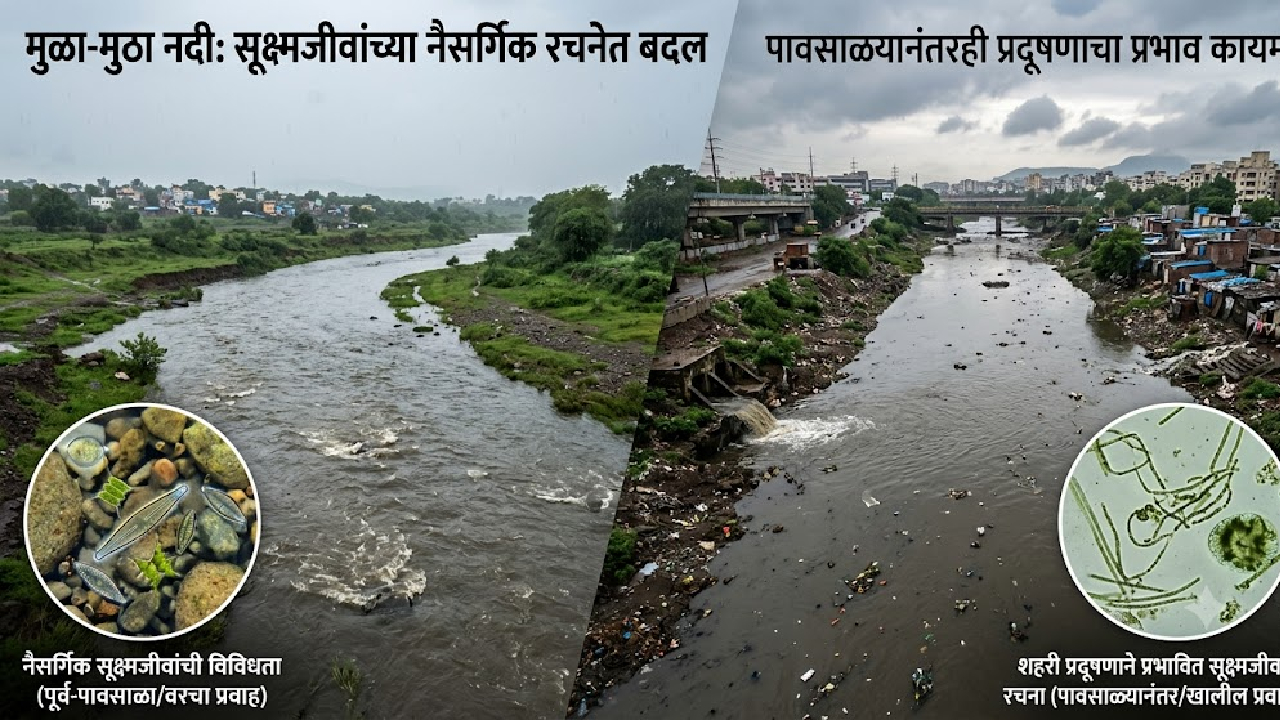 Pune News: पुणेकरांनो, मुळा-मुठा नदीबाबत धक्कादायक खुलासा! पावसाळ्यातही प्रदूषणाचा विळखा कायम