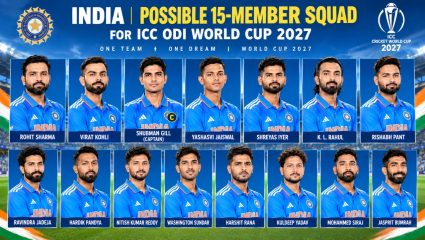 ODI Worldcup 2027 : विश्वचषक खेळण्याची ‘या’ खेळाडूंना मिळू शकते संधी, जाणून घ्या कोणाला लागणार लॉटरी ?