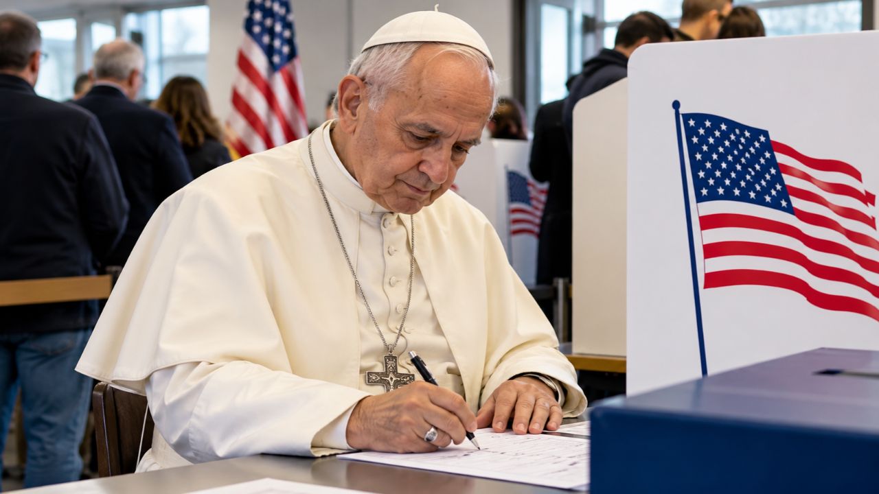 Vatican News :पोप लिओ चौदावेंचा ऐतिहासिक विक्रम :अमेरिकेच्या मध्यावधी निवडणुकीत मतदान करणारे पहिले पोप ठरले