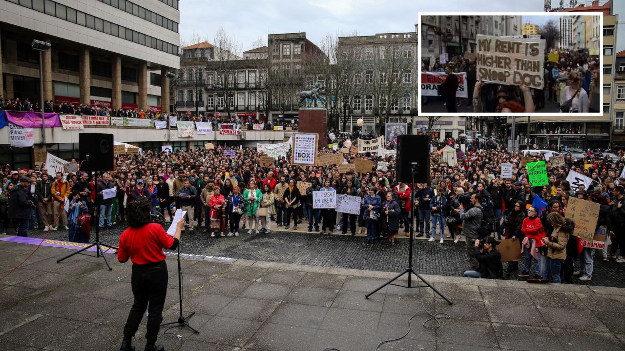 Portugal Protest: फ्रान्स, इटलीनंतर आता पोर्तुगाल पेटले; रोनाल्डोच्या मायदेशात घरांच्या वाढत्या किमतीविरोधात हजारो लोक रस्त्यावर