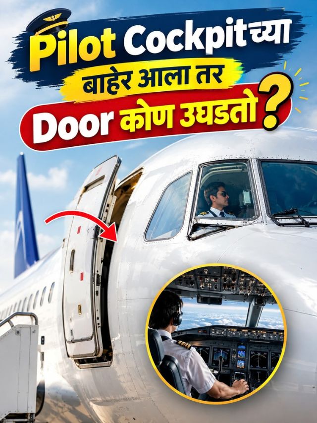 Pilot Cockpitच्या बाहेर आला तर Door कोण उघडतो? जाणून घ्या विमानातील हा खास नियम!
