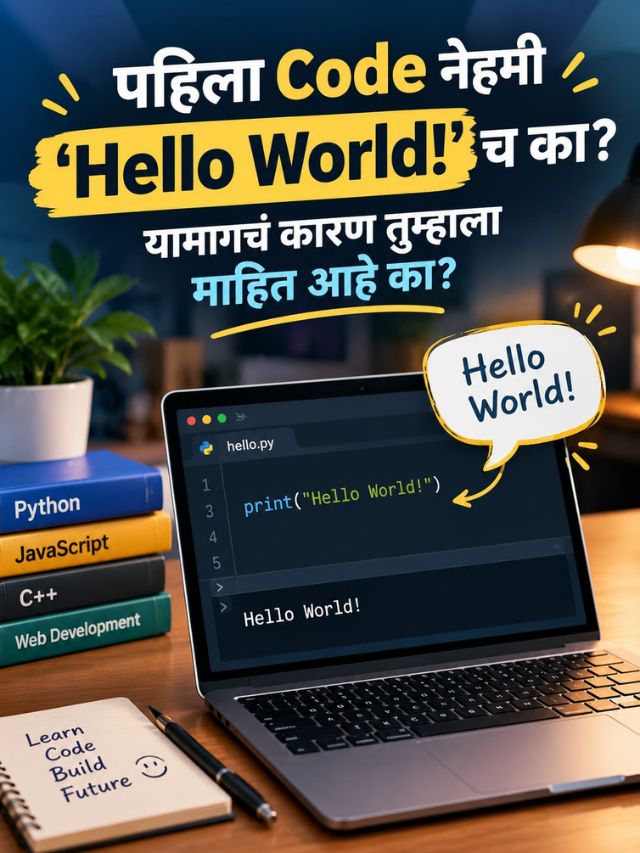पहिला Code नेहमी ‘Hello World!’च का? यामागचं कारण तुम्हाला माहित आहे का?