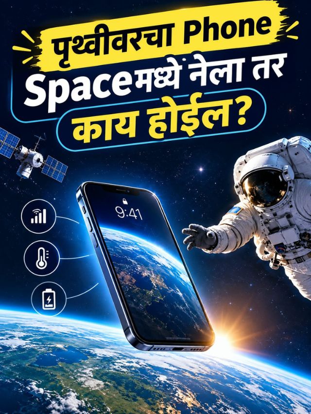 पृथ्वीवरचा Phone Spaceमध्ये नेला तर काय होईल?