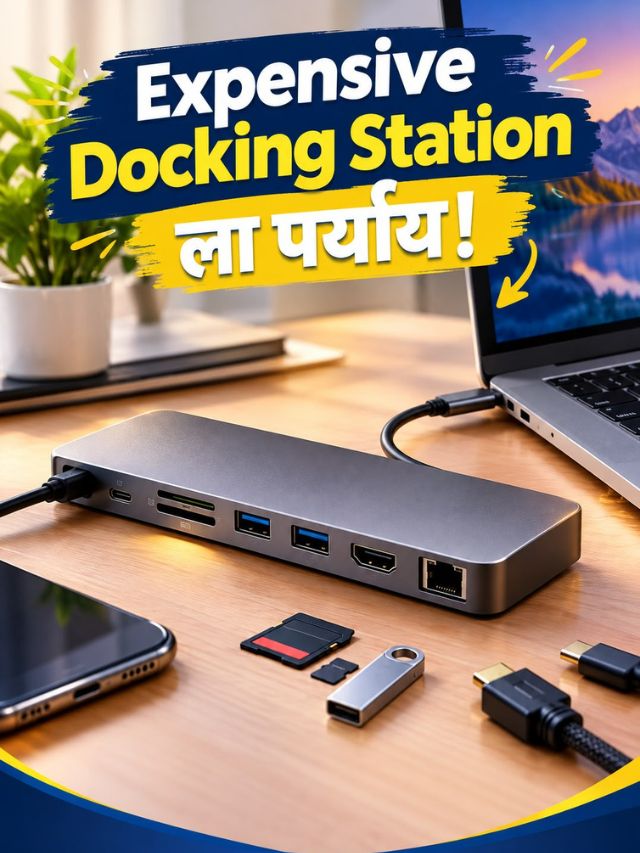 Expensive Docking Stationला पर्याय! 5 स्वस्त USB-C Hubs