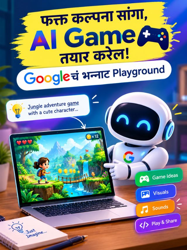 फक्त कल्पना सांगा, AI Game तयार करेल! Googleचं भन्नाट Playground