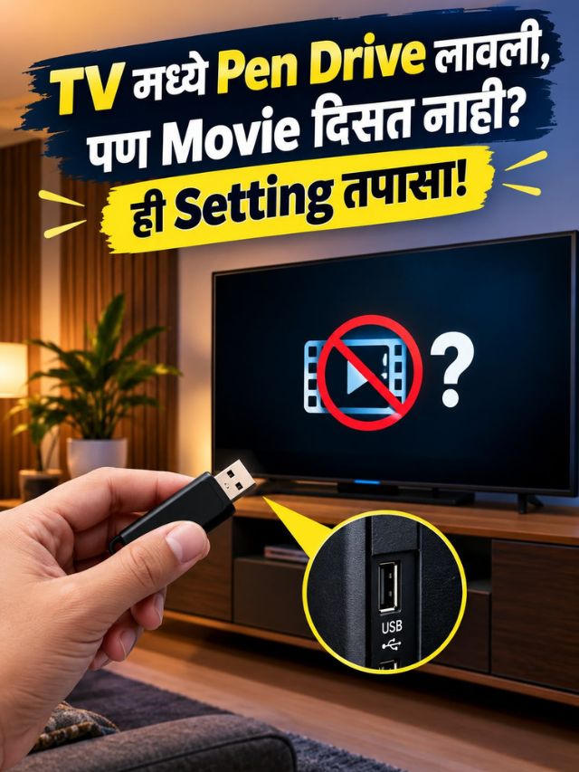 TV मध्ये USB लावूनही Video चालत नाही? FAT32, exFAT की NTFS; योग्य Format कोणतं?