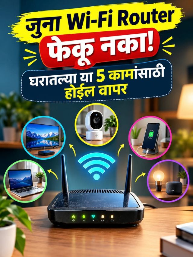 जुना Wi-Fi Router फेकू नका! घरातल्या या 5 कामांसाठी होईल वापर