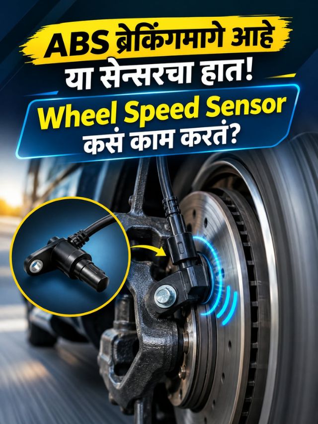 ABS ब्रेकिंगमागे आहे या सेन्सरचा हात! Wheel Speed Sensor कसं काम करतं?