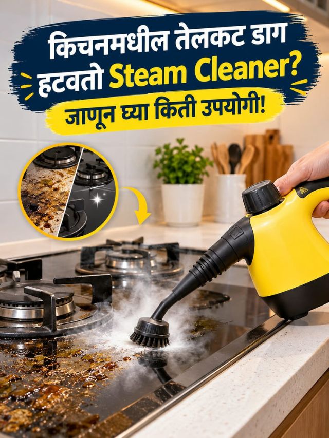 किचनमधील तेलकट डाग हटवतो Steam Cleaner? जाणून घ्या किती उपयोगी!