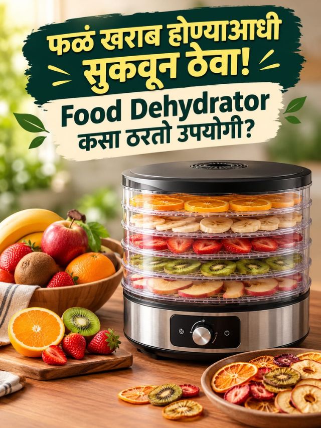 फळं खराब होण्याआधी सुकवून ठेवा! Food Dehydrator कसा ठरतो उपयोगी?
