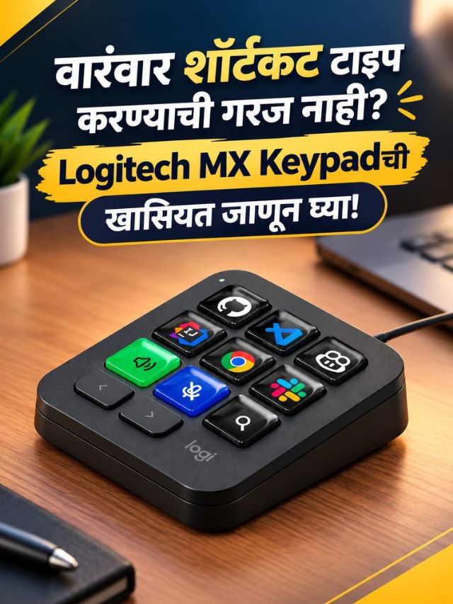 वारंवार शॉर्टकट टाइप करण्याची गरज नाही? Logitech MX Keypadची खासियत जाणून घ्या!