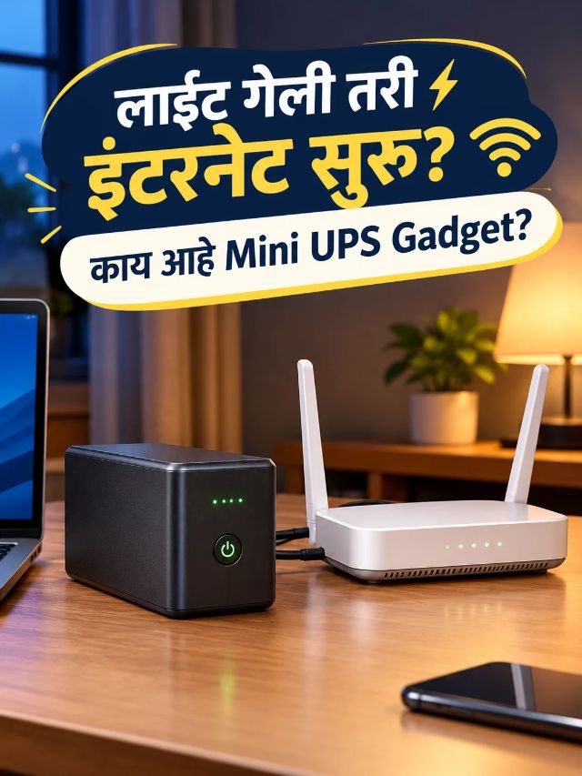 लाईट गेली तरी Wi-Fi बंद होणार नाही? काय आहे Mini UPS Gadget?