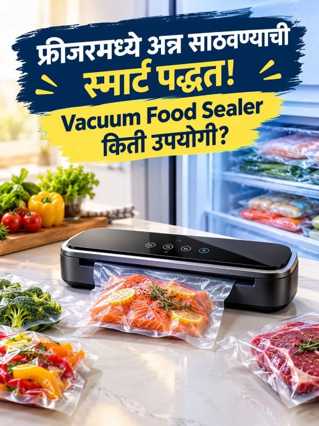 डब्यात नाही, पॅकेटमधील हवा काढून साठवा अन्न! Vacuum Food Sealer चा काय फायदा?