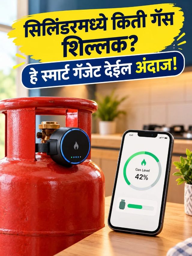 सिलिंडरमध्ये किती गॅस शिल्लक आहे? हे स्मार्ट गॅजेट देईल अंदाज!