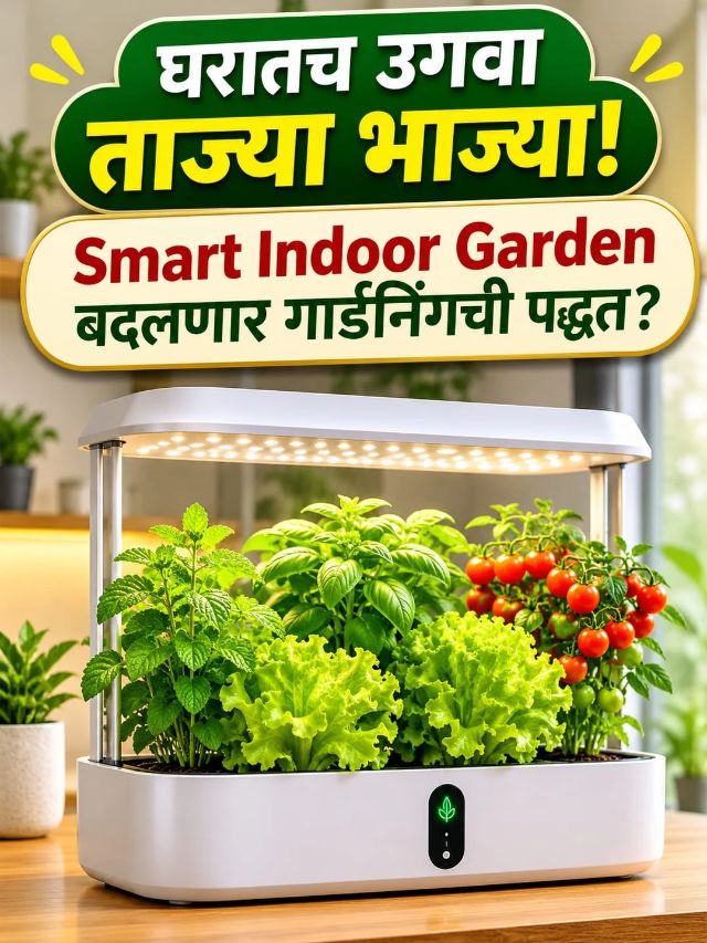 घरातच उगवा ताज्या भाज्या! Smart Indoor Garden बदलणार गार्डनिंगची पद्धत?