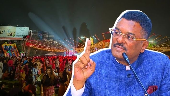 Pratap Sarnaik : ‘हिंदूंच्या सणाला विरोध का?’ नवरात्रोत्सवाच्या मैदानावरून मीरा-भाईंदरमध्ये वाद; सरनाईकांचा महापालिकेला थेट सवाल