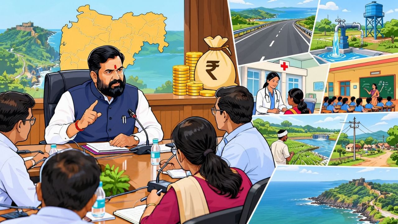 Raigad News: रायगडच्या विकासासाठी ५९४ कोटींचा निधी; मार्चअखेर १०० टक्के खर्चाचे पालकमंत्र्यांचे निर्देश