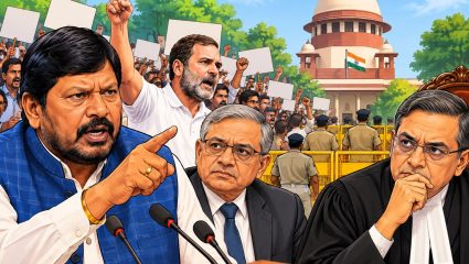 Ramdas Athawale: ज्ञानेश कुमार प्रकरणावरून राजकारण तापले! विरोधकांच्या सुप्रीम कोर्ट मोर्चाआधी रामदास आठवलेंचे मोठे विधान