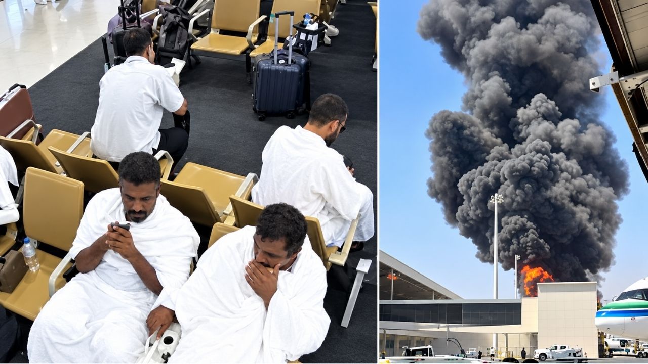 Riyadh Airport: कुणी विश्रांती घेत होते तर कुणी वाट पाहत होते, क्षणात बदलले चित्र; रियाध विमानतळावरील हल्ल्याचा VIDEO VIRAL
