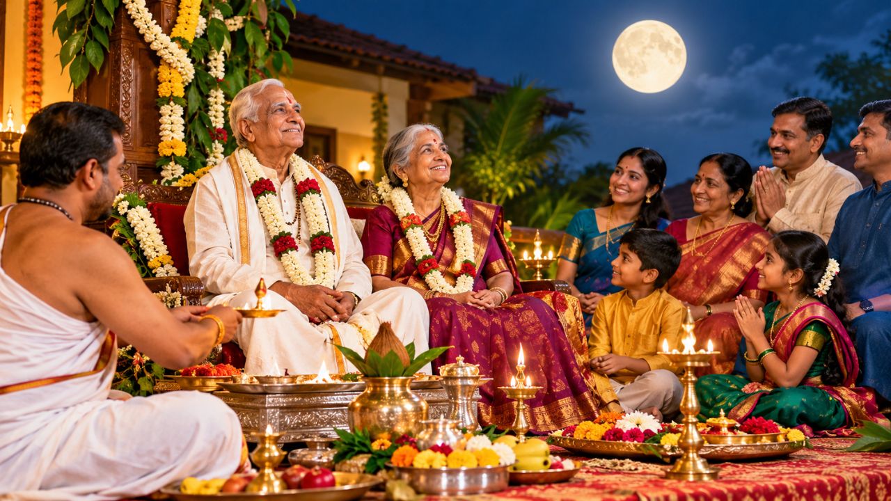 Sahasra Chandra Darshan: हजार पौर्णिमांचा झाल्यावरच सहस्रचंद्रदर्शन सोहळा करावा की आगोदर? काय सांगते धर्मशास्त्र