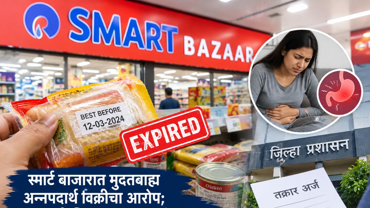 Smart Bazaar तील अन्नपदार्थ खाल्ल्यानंतर पोटदुखी, उलट्यांचा त्रास? ग्राहकाने केली कारवाईची मागणी