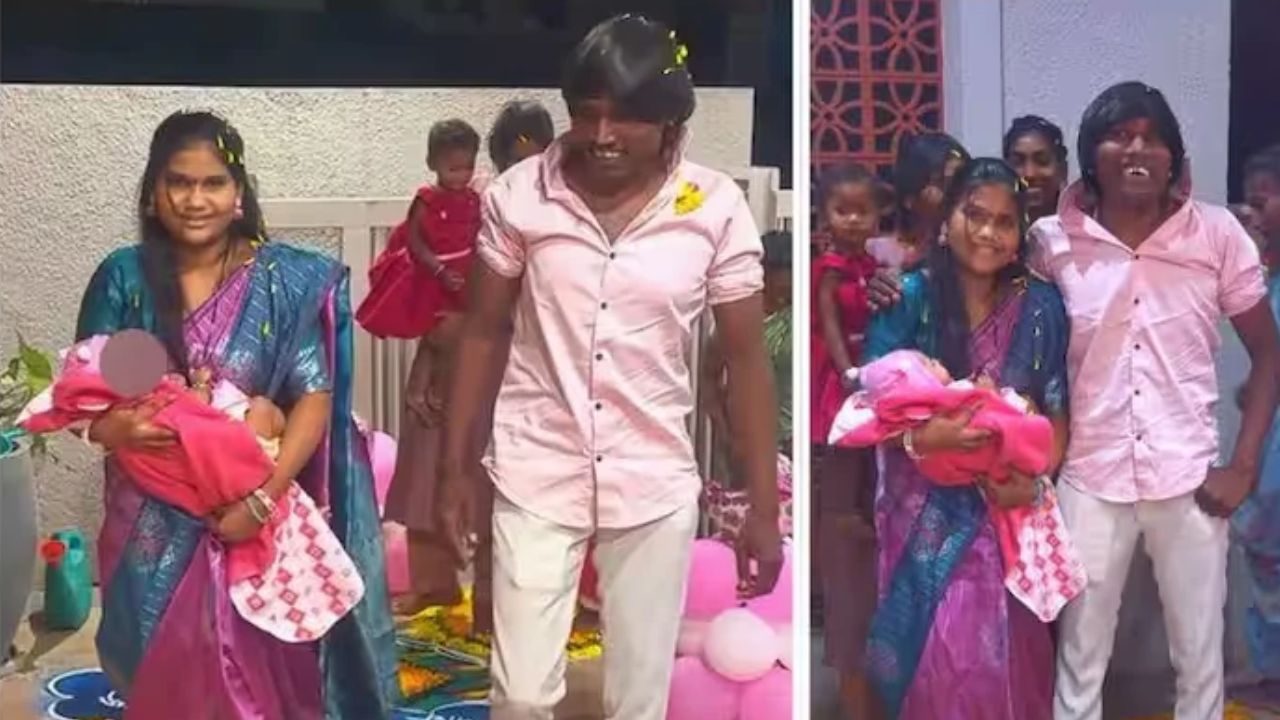 Suraj Chavan Welcomes Daughter: Bigg boss फेम सूरज चव्हाणच्या लेकीचं थाटात स्वागत! चिमुकल्या राधासाठी घर सजवलं, व्हिडिओ व्हायरल