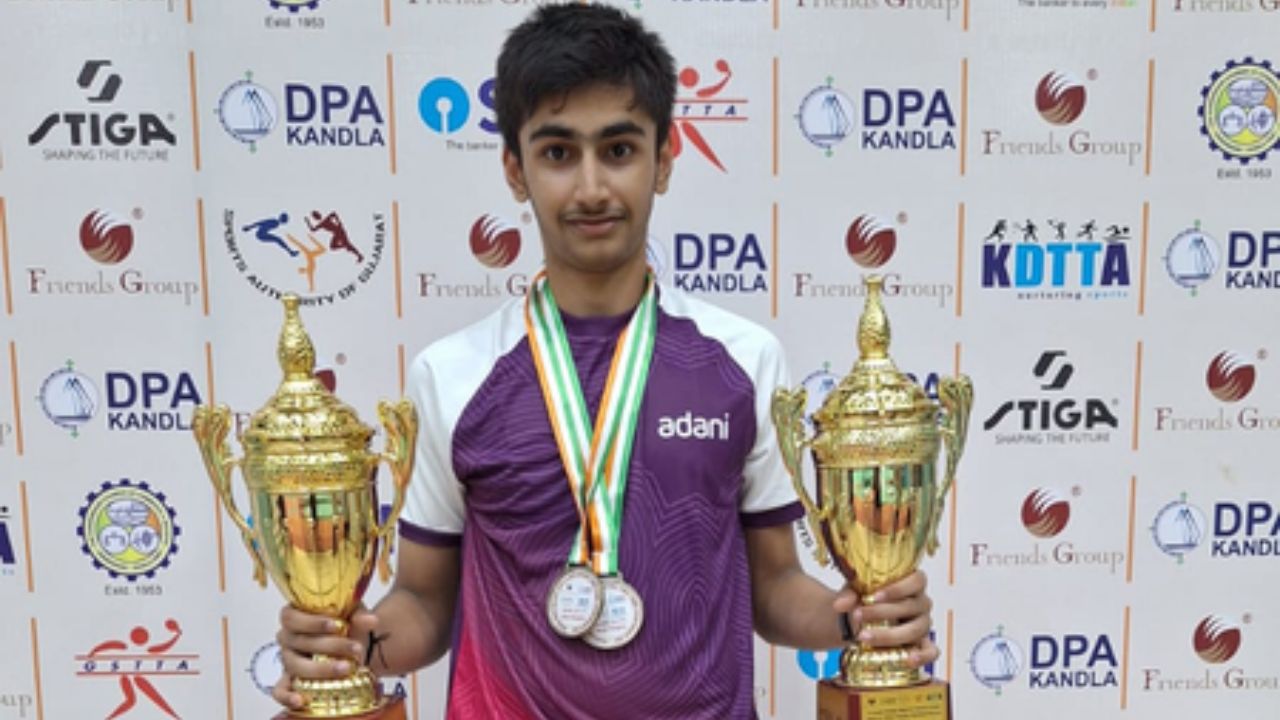 Table Tennis Championship : 14 वर्षीय विवान दवेची दुहेरी सुवर्णभरारी; अंडर-१७, अंडर-१९ गटांत विजेतेपद