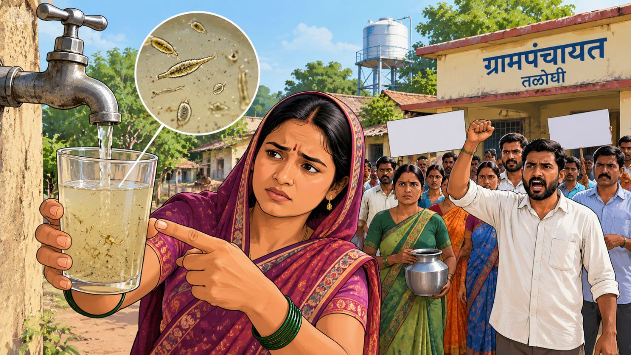 Chandrapur News: तळोधीतील नळाच्या पाण्यात जंतूसदृश घटक? ग्रामस्थ आक्रमक, ग्रामपंचायतीला २४ तासांचा अल्टिमेटम