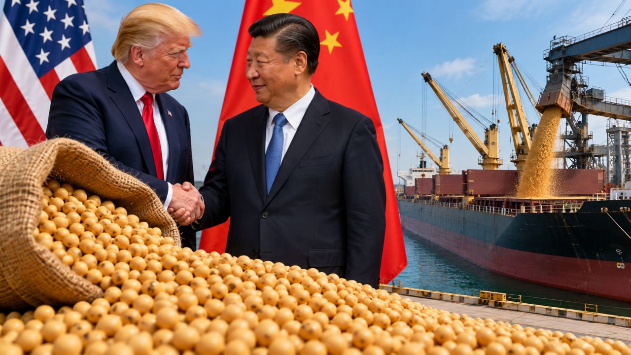 US-China Trade : ट्रम्प-शी भेटीनंतर चीनची अमेरिकेकडून सोयाबीन खरेदी; ८ ते १० कार्गोंचे व्यवहार