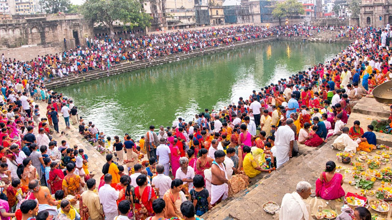 प्राचीन बाणगंगा तलावाने घेतला मोकळा श्वास! पालिकेने दिलेल्या कृत्रिम तळ्यांच्या पर्यायामुळे सर्वपित्री अमावस्या ठरली प्रदूषणमुक्त