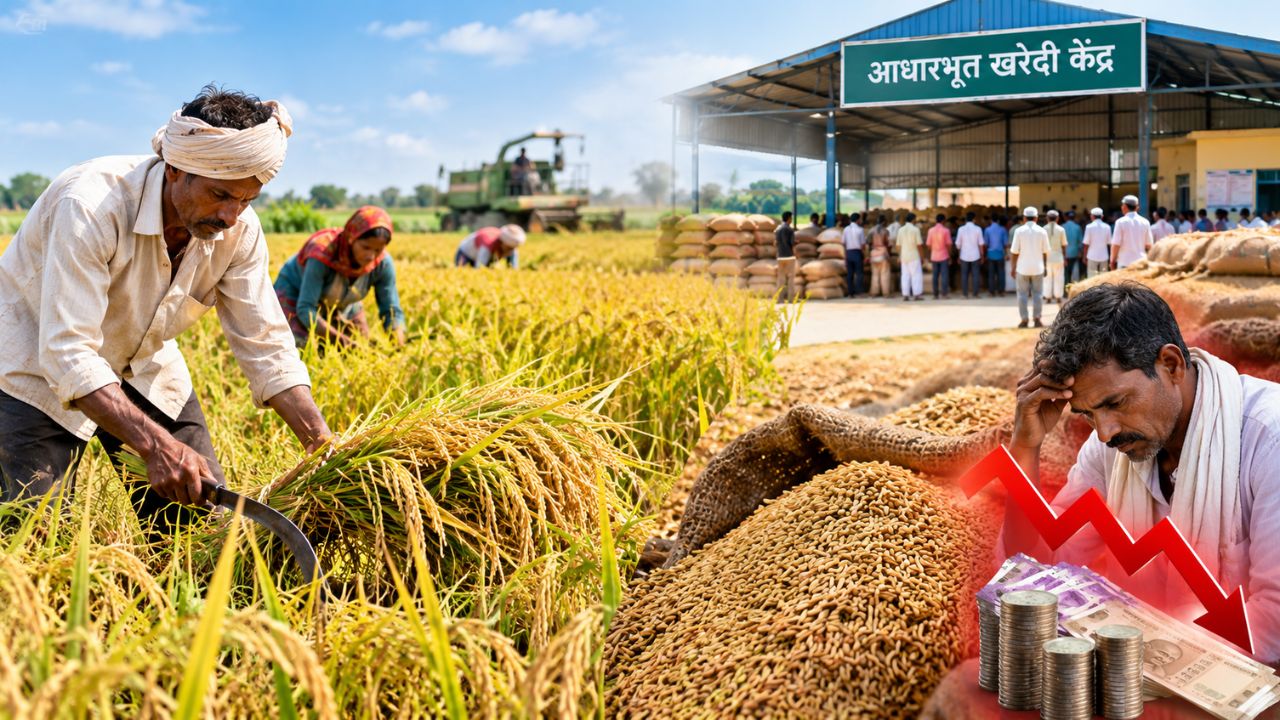 Yavatmal News: धान कापणीला वेग; खरेदीला ब्रेक! व्यापाऱ्यांकडून कमी भावाची भीती; आधारभूत खरेदी केंद्र सुरू होण्याची प्रतीक्षा
