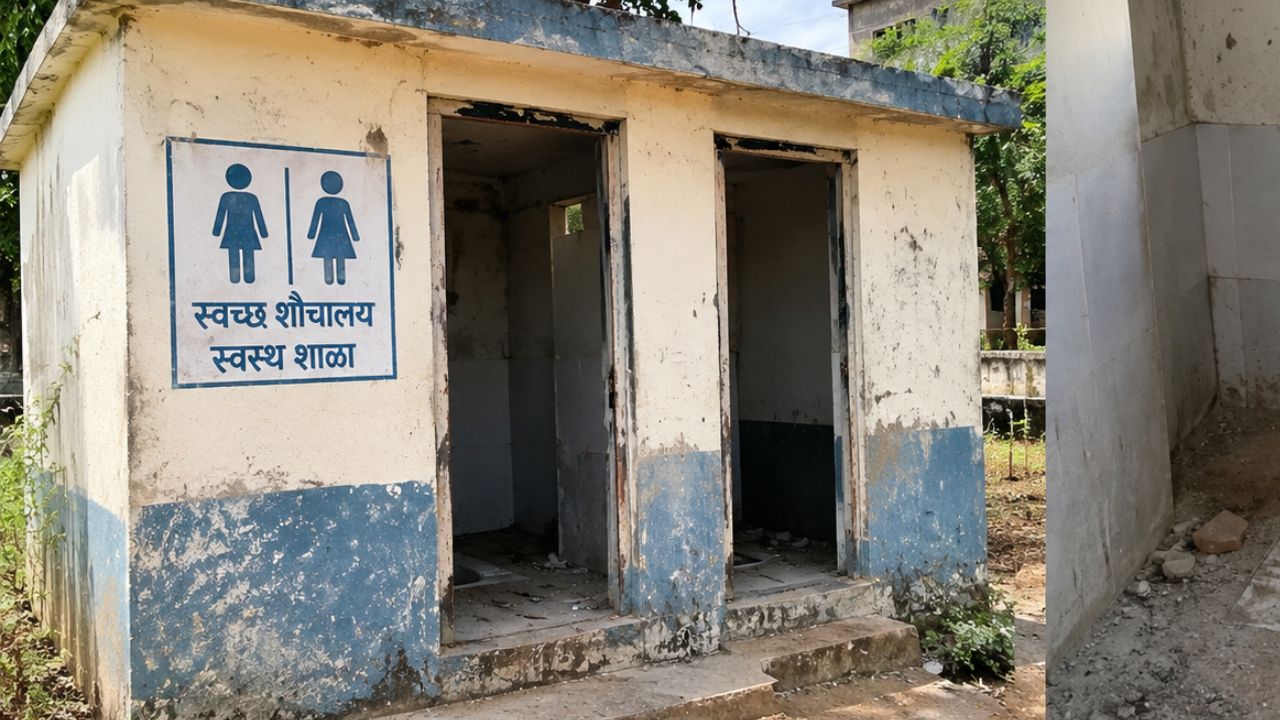 Amravati News: ६५ शाळांत स्वच्छतागृह धूळखात! निकृष्ट साहित्यामुळे दर्जावर प्रश्नचिन्ह; अपूर्ण कामे पूर्ण करण्याची मागणी