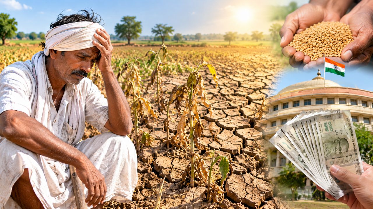 दुष्काळ जाहीर; शेतकऱ्यांना मदत किती मिळणार? शेतकऱ्यांची उत्सुकता ताणली; पाच लाख हेक्टरवरील पिकांचे नुकसान