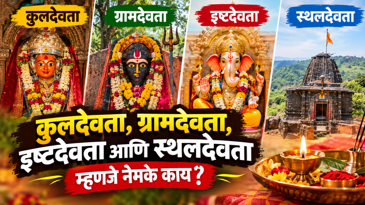 कुलदेवता, ग्रामदेवता, इष्टदेवता आणि स्थलदेवता म्हणजे नेमके काय? शुभकार्यांमध्ये आणि पूजाविधींमध्ये यांचे काय महत्त्व आहे?