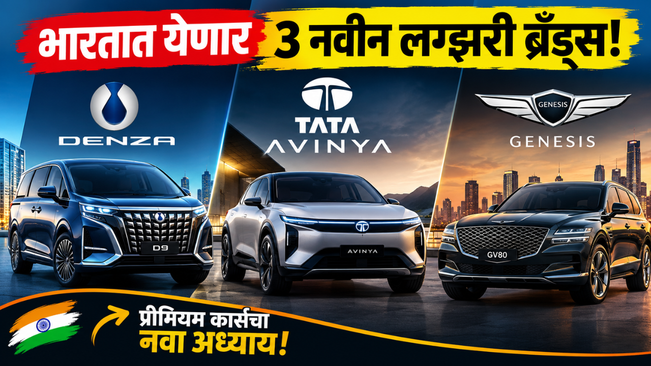भारतात येणार 3 नवीन लग्झरी कार ब्रँड्स! टाटाच्या अविन्यापासून जेनेसिसपर्यंत मोठी तयारी