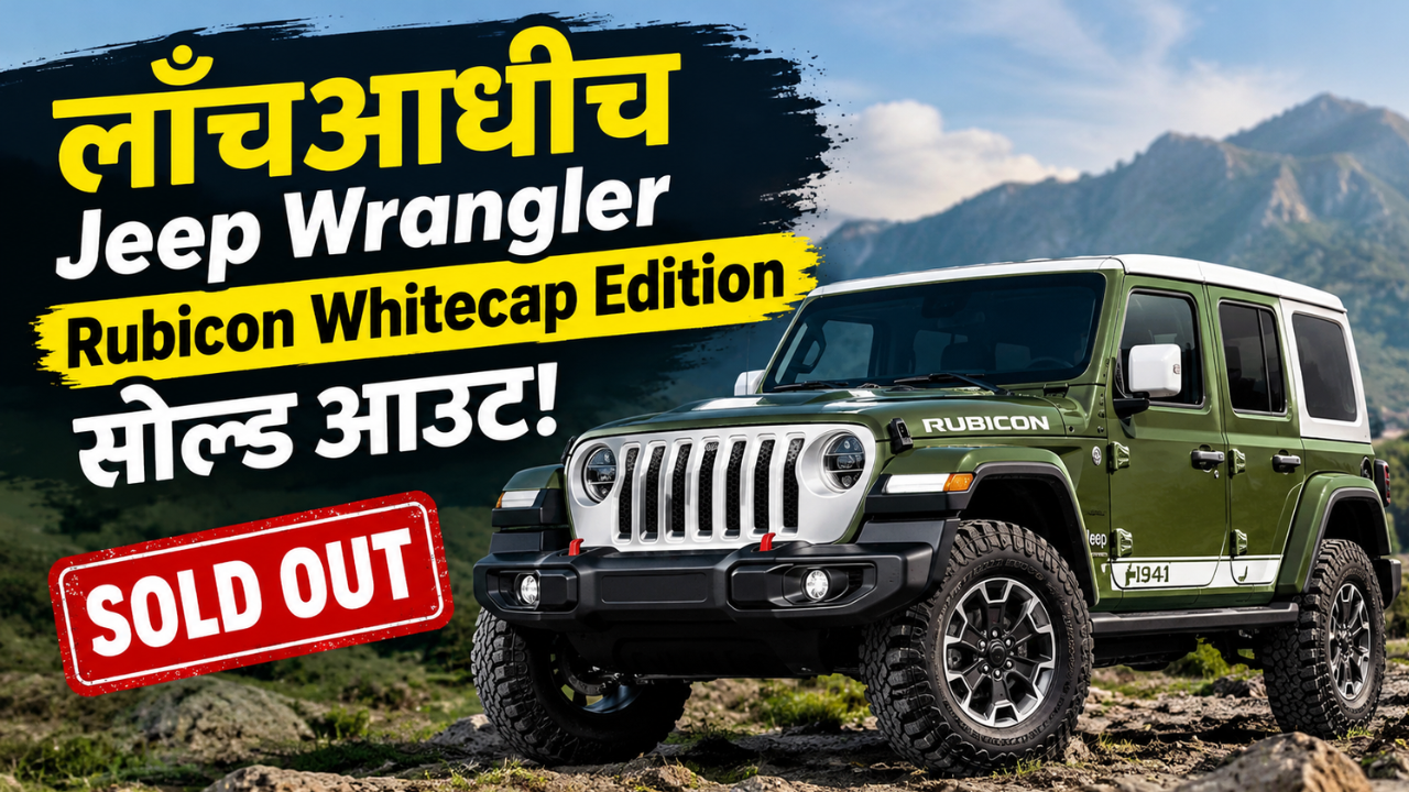 लाँचही नाही अन् सगळ्या गाड्या सोल्ड आउट! Jeep Wrangler Rubicon Whitecap Edition च्या भारतातील सर्व 25 युनिट्सची विक्री कम्प्लीट