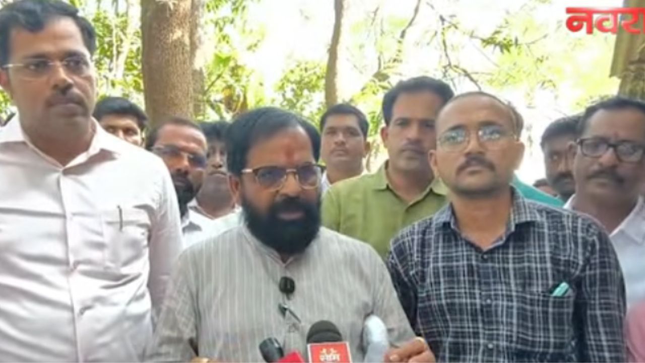Raigad News: रायगडमध्ये भातशेतीची दयनीय अवस्था; मंत्री भरत गोगावले यांनी केली पाहणी