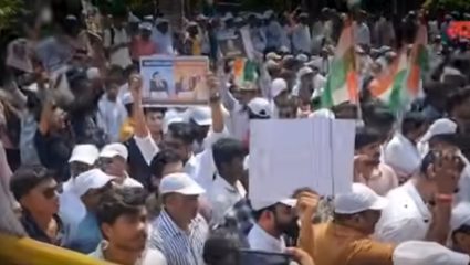 Mumbai Protest: राज-उद्धव ठाकरे एकत्र; निवडणूक आयोगाविरोधात आझाद मैदानात आंदोलन