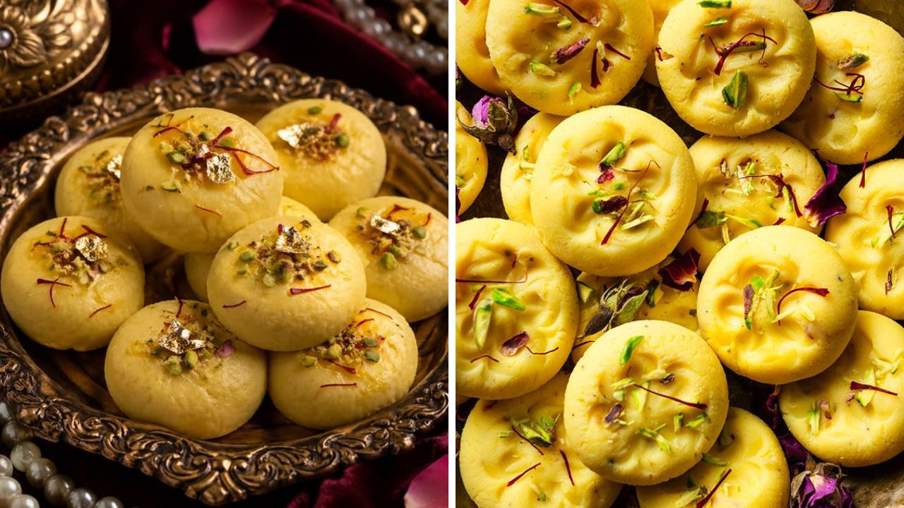 Navratri 2026: नवरात्री उत्सवात देवीच्या नैवेद्यासाठी मिल्क पावडरचा वापर करून बनवा केशर-वेलची पेढे, नोट करून घ्या रेसिपी