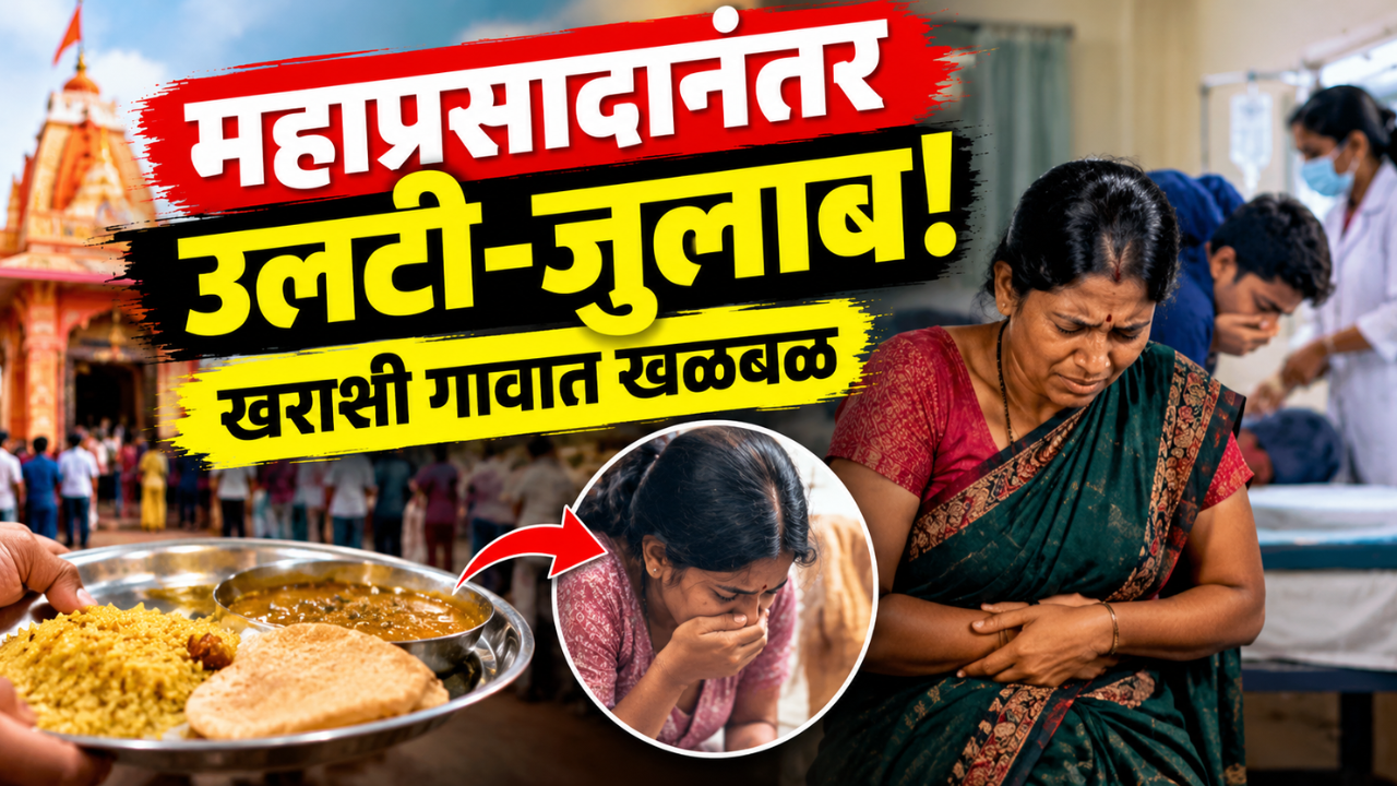 Bhandara News: भंडाऱ्यात महाप्रसादानंतर उलटी-जुलाबाचा त्रास! खराशी येथील प्रकार! १२० रुग्णांवर उपचार, आरोग्य यंत्रणा सतर्क