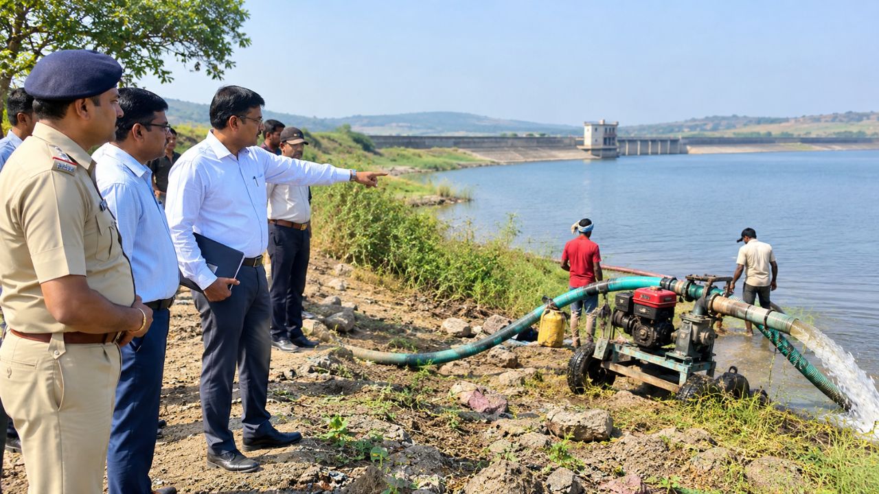 Yavatmal News: जलसाठ्यांवर भरारी पथकांची नजर! अनधिकृत पाणी उपसा केल्यास कारवाई; चंद्रपूर जिल्हाधिकाऱ्यांचे निर्देश