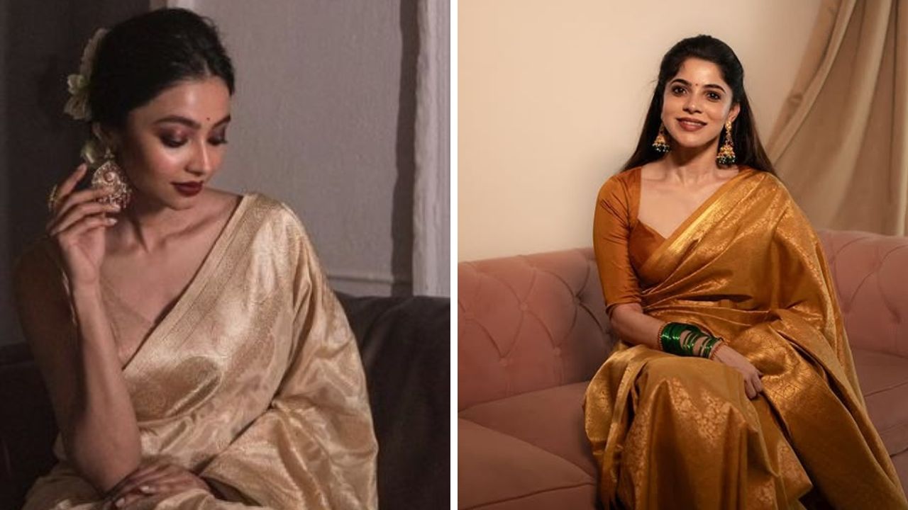 गोऱ्यापाण त्वचेवर मरुन, राणी गुलाबी, पाचू हिरवा, नेव्ही ब्लू आणि गडद जांभळा अतिशय खुलून दिसतो. तर गव्हाळ रंगावर मस्टर्ड, वाईन, टील ग्रीन, रॉयल ब्लू, रस्ट आणि टोमॅटो रेड इत्यादी रंग सुदंर दिसतात. पारंपरिक लाल किंवा हिरव्या रंगांची पैठणी रिसेप्शन लुकसाठी उत्तम आहे.
