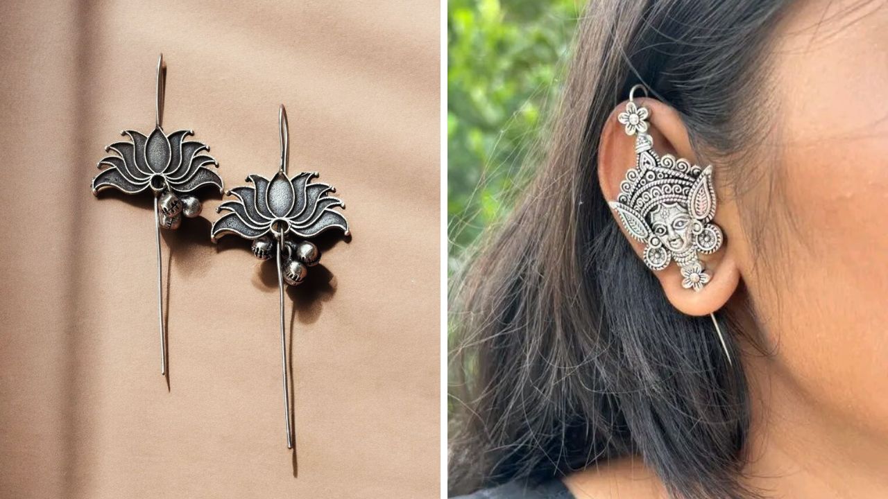 ऑक्सिडाईज कानातले केवळ पारंपरिक कपड्यांवरच नाहीतर इंडो-वेस्टर्न कपड्यांवरही सुंदर दिसतात. केवळ कानातलेच नाहीतर बाजारात ऑक्सिडाईज एअरकफसुद्धा उपलब्ध आहेत.