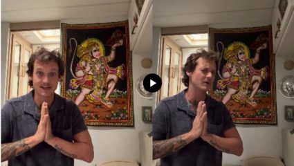 Viral Video: ना अडखळता, ना चुकता! परदेशी नागरिकाची हनुमान चालिसा ऐकून सगळ्यांना लागला 440 शॉक