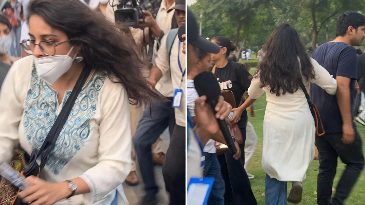 Jantar Mantar Protest: पोलीसही झाले अवाक्! आंदोलकांच्या बसची चावी घेऊन महिला पसार, Video Viral